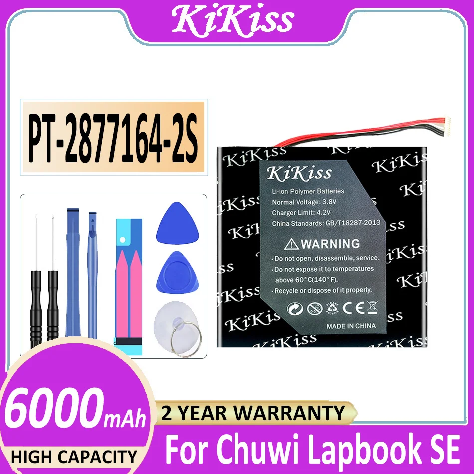 

Original KiKiss Battery PT-2877164-2S (CWI547 10 PIN) 6000mAh For Chuwi Lapbook SE CWI528 CWI547 13.3 34160192P 10 PIN 7 Lines