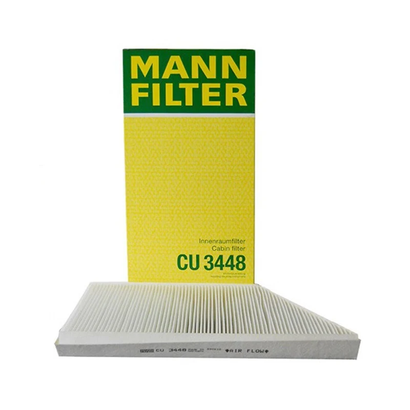 

Фильтр салона MANN CU3448/CUK3448 для PEUGEOT 206 1.1i 1.4i 1,6 16V 2,0 S16/GT 2.0i S16/CC 002436 6447PE 002435