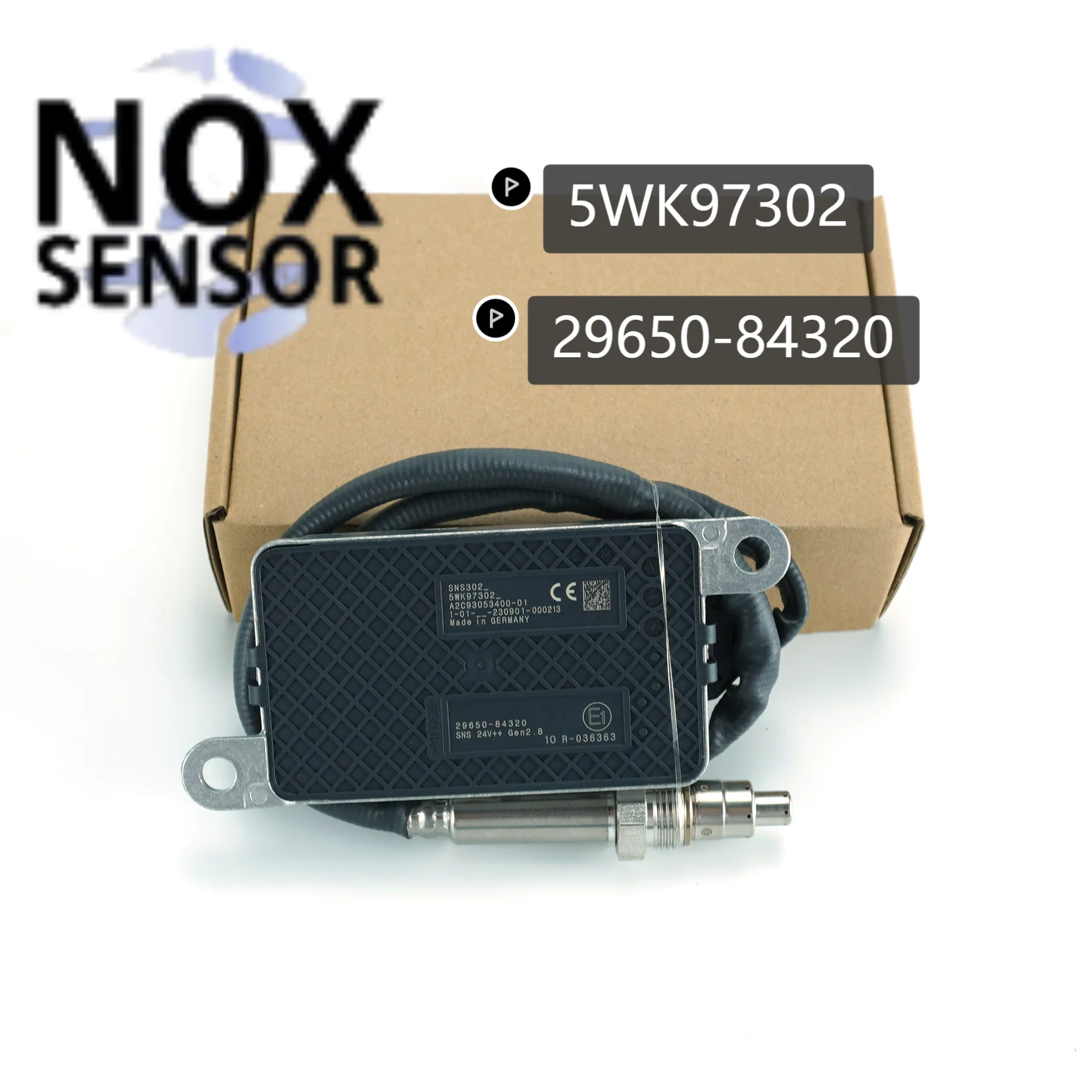 5WK97302 29650-84320 5WK9 7302 Оригинальный новый датчик азота и кислорода NOx Sensor для грузовика