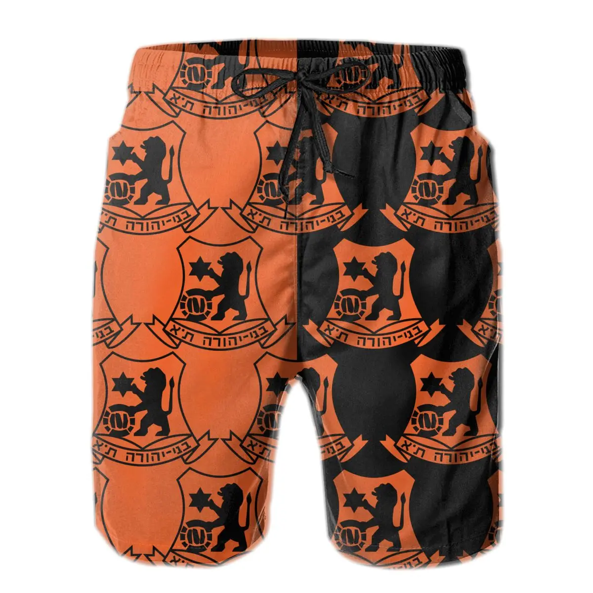 

Israel Bnei Yehuda Tel Aviv Fc Men's Beach Shorts Swim Shorts Casual Shorts Bape Shark Casual Classic Fit with Mesh Lining