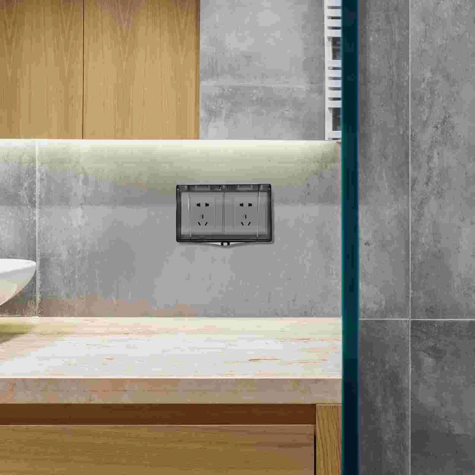 Электрическая коробка водонепроницаемая крышка розетки для ребенка наружная