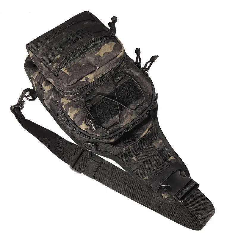 Outdoor Sports Tactical Backpack Waterproof Military Messenger Chest Bag Concealed Shoulder Gun Bag Large Version Multicolor
