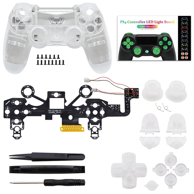 

For PS4 Pro Wireless Controller LED Light Board DIY Button Analog Joystick LED Light Board For PS4 Game Handle Repair