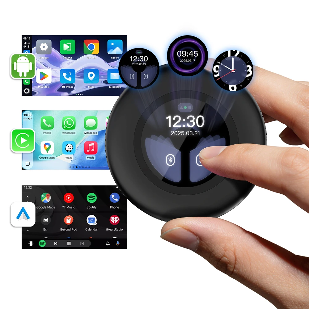 Фото Новый Carlinkit Tbox Ultra3 Smart 5G Беспроводной CarPlay AI Box Android 15 Автомобильный ТВ-бокс CarPlay Донгл для BMW CarPlay Адаптер №1