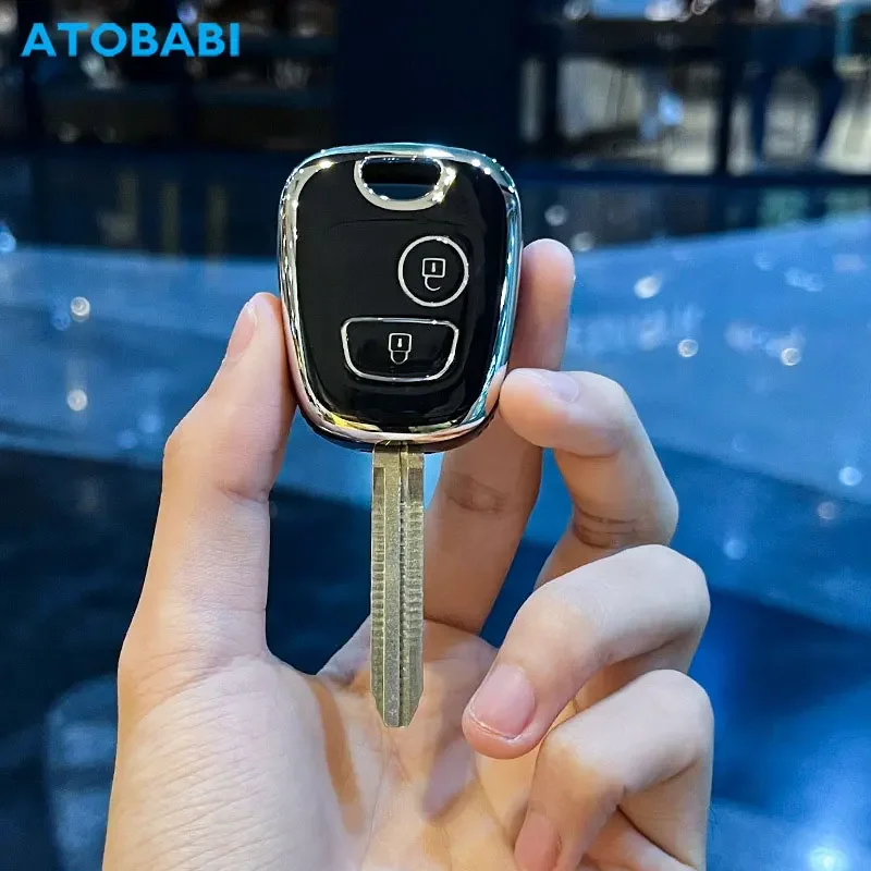 Чехол для автомобильного ключа из ТПУ аксессуары автомобиля Peugeot 106 107 206 307 406 Partner