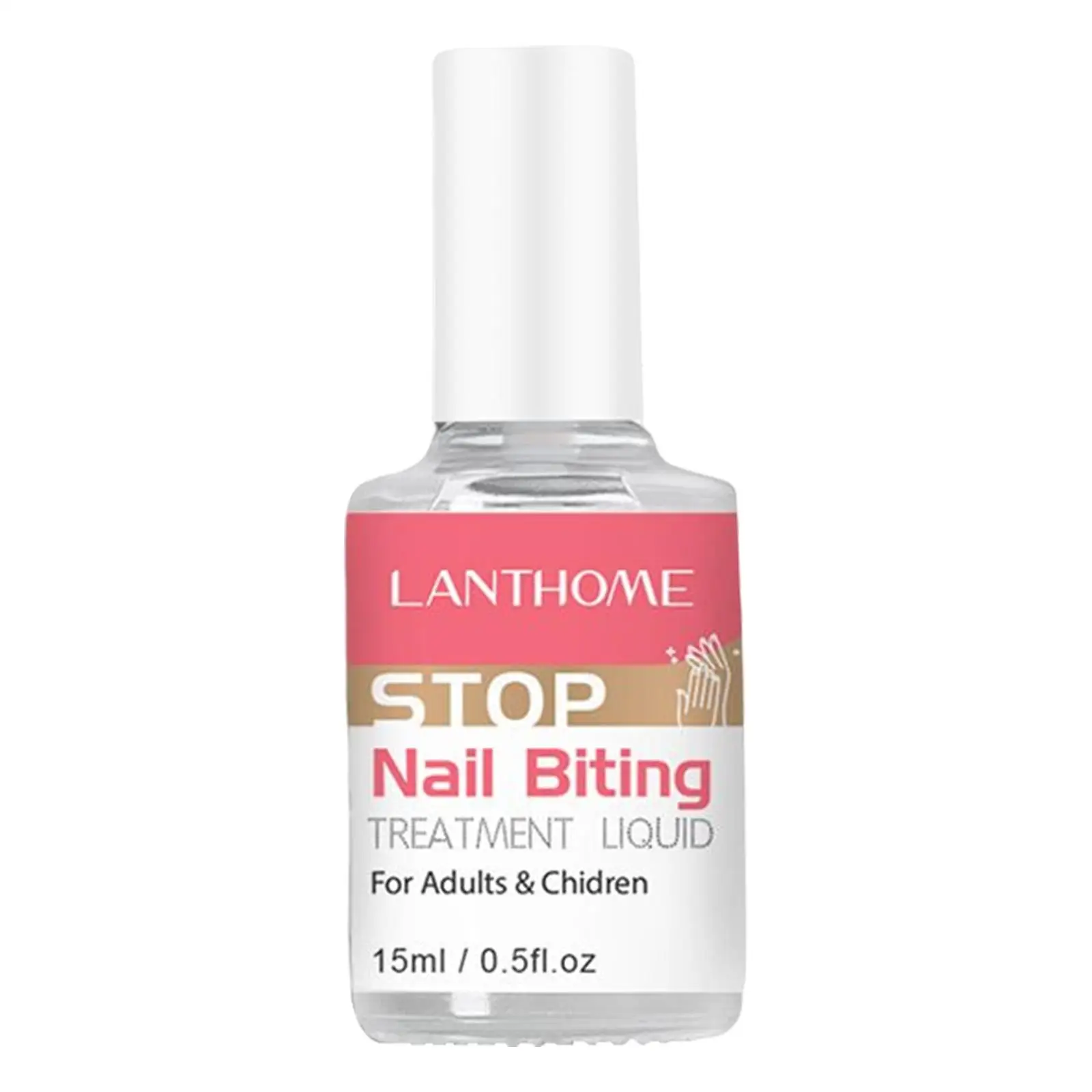 

Nail Biting Deterrent, 0.5 fl oz Prevent Nail Biting & Thumb Sucking No Bite Nail Polish, for Toddlers