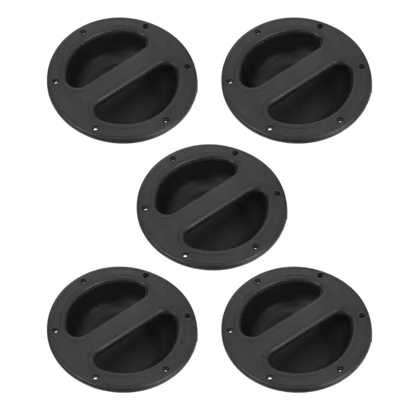 

5pcs Audio Cabinet Handle Round-shape Recessed Loudspeaker Handle Speaker Handle durable ABS material Audio