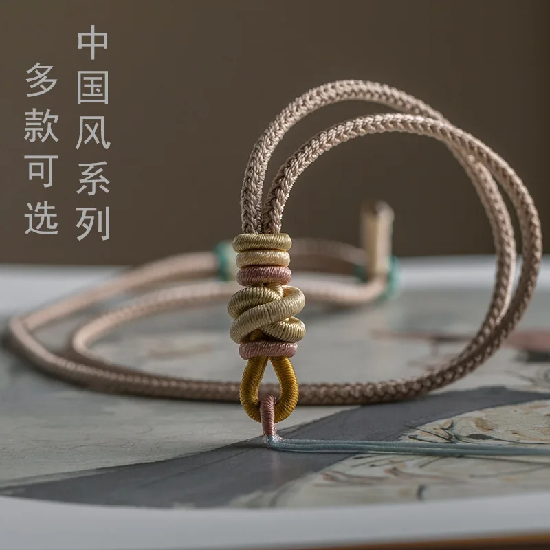 ARTISAN ручной работы из жадеита нефритовая веревка кулон ремешок ожерелье