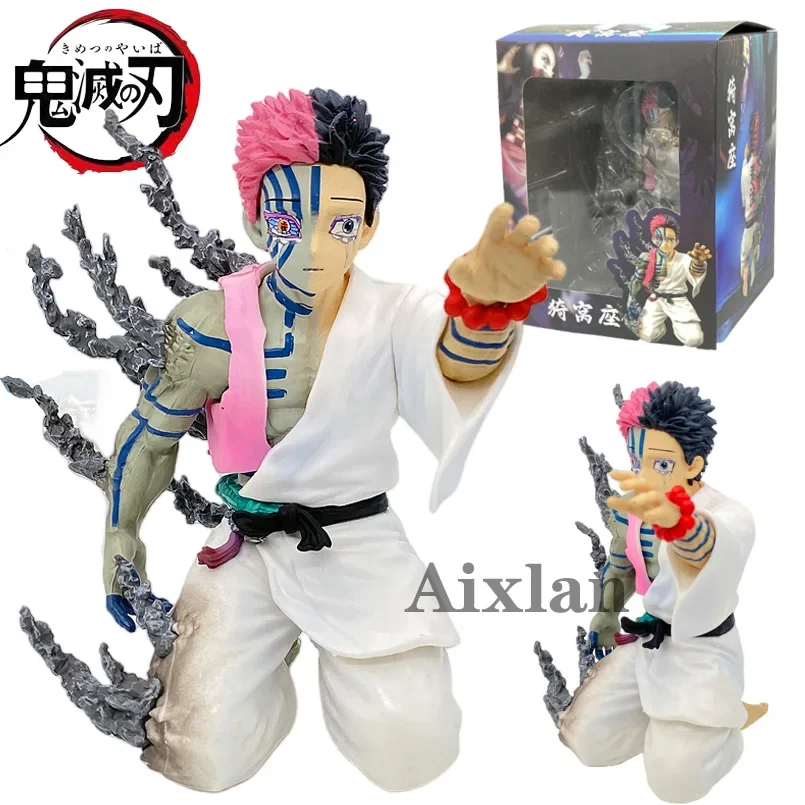 

Anime Figurine Kimetsu Figure PVC Kitsuki Slayer Juuni Yaiba Figure Demon Toy No Zenitsu 17cm Action Tanjirou Doll Model Akaza