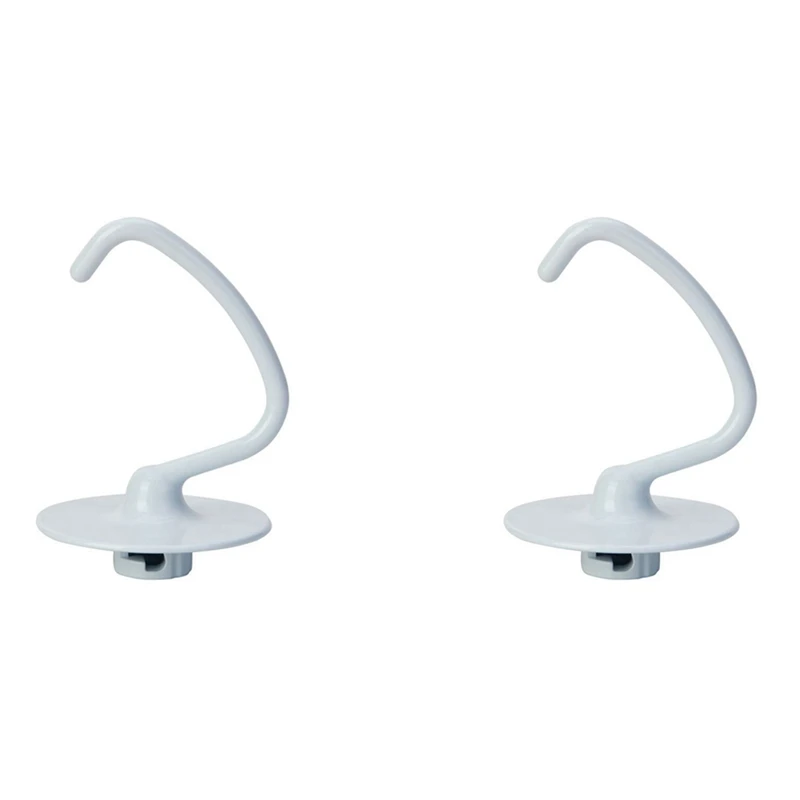

2X K45DH Dough Hook Replacement Compatible With For Kitchenaid 4.5 QT Rocker Mixers KSM90 And K45