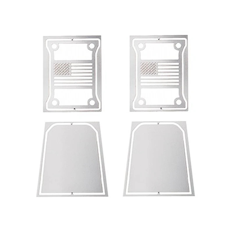 

Металлический задний фонарь, крышка заднего фонаря, задний фонарь, декоративная деталь для осевого SCX6 Jeep J1/6, обновленные детали для радиоуп...