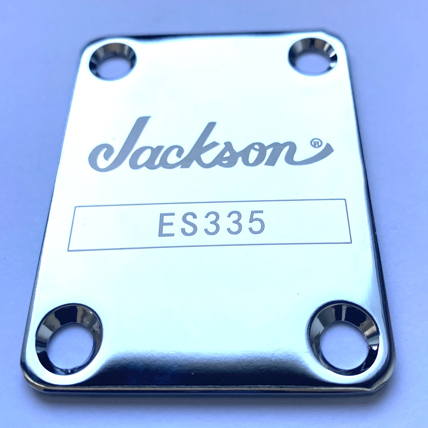 

New Chrome Guitar Neck plates custom shop