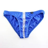mens sexy seemless underwear breathable bikini briefs soft comfortabel low waist panties patchwork lingerie a50