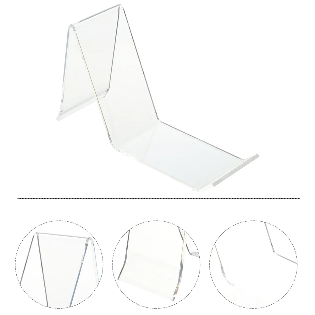 

5 Pcs Children's Shoes Support Men and Women Rack Footwear Display Racks Acrylic Clear Stand