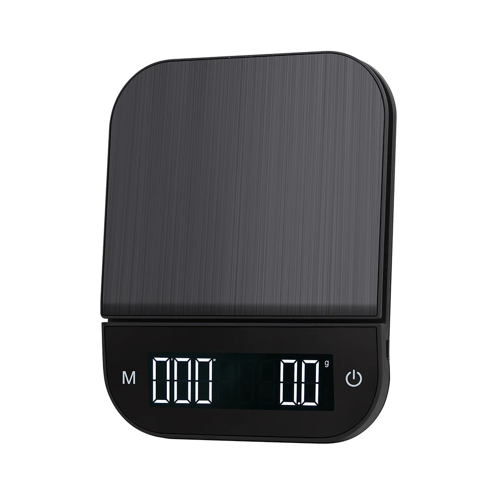 

2022 New Smart Manual Drip Coffee Scale USB Automatic Timer Portable LCD Digital High Precision Electronic Home Kitchen Scales