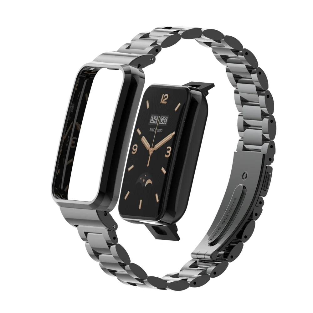 Metal Strap+Cover For Xiaomi Mi Band 7 Pro Stainless Steel Bracelet Wristband Correa For Mi Band 7Pro Belt Watchband Accessories