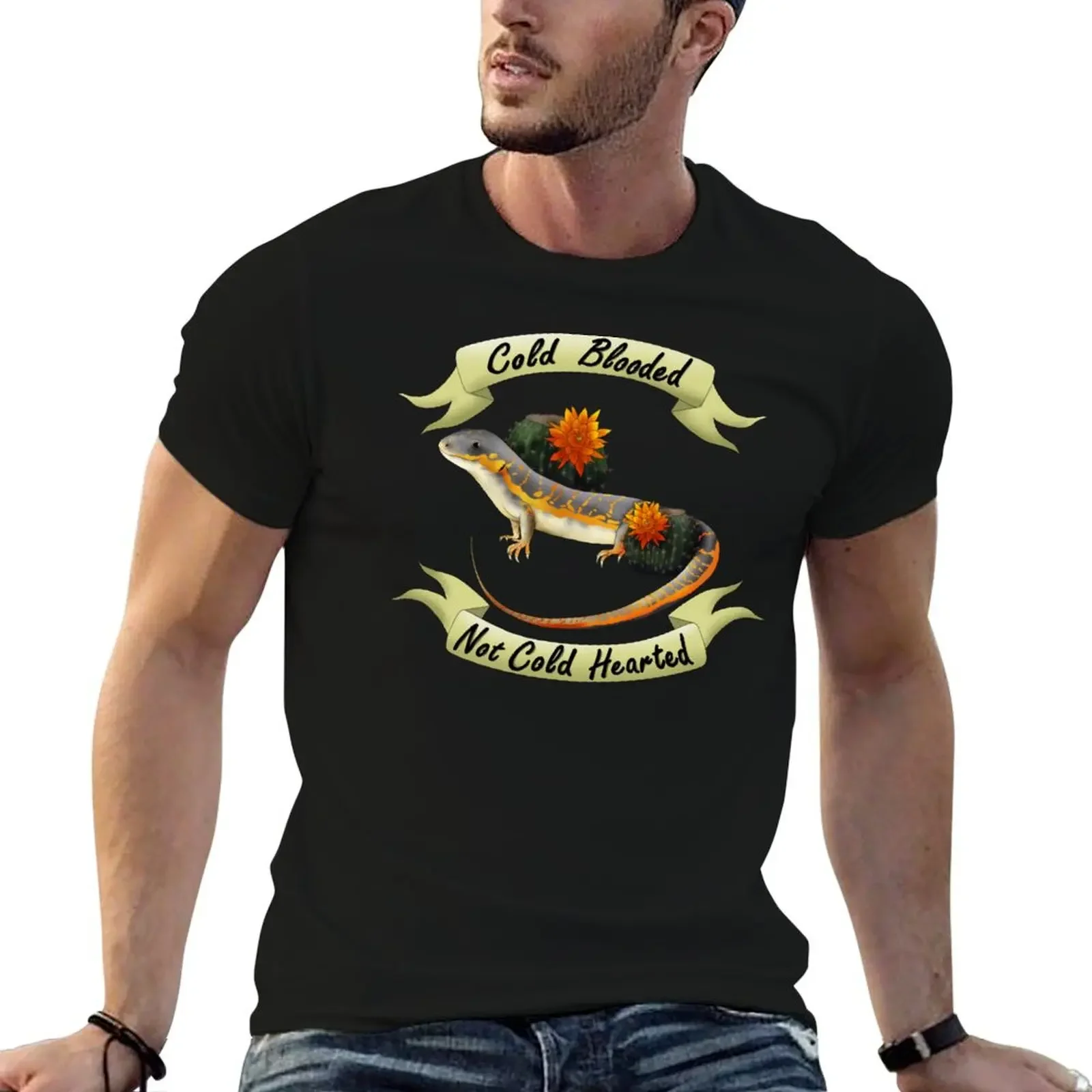 Berber Skink/Skneider's Skink - футболка Cold Blooded not Hearted футболки с рисунком аниме для мужчин
