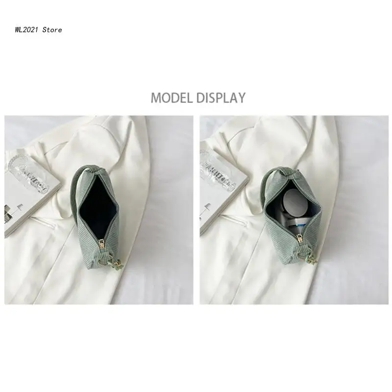 

Simple Underarm Bag Shoulder Bag Clutch Handbag with Zipper for Valentine's Day