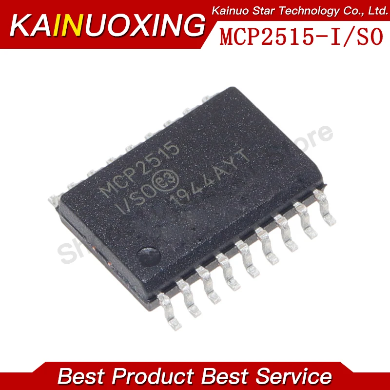 

5PCS New and original MCP2515-I/SO MCP2515 Interface control chip SOP18 The network interface control chip SPI TSSOP20 IC chip