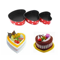 3pcs love heart shaped silicone mould baking pan pastry muffin cake mold baking mold silicone molds kitchen supplies cake tools