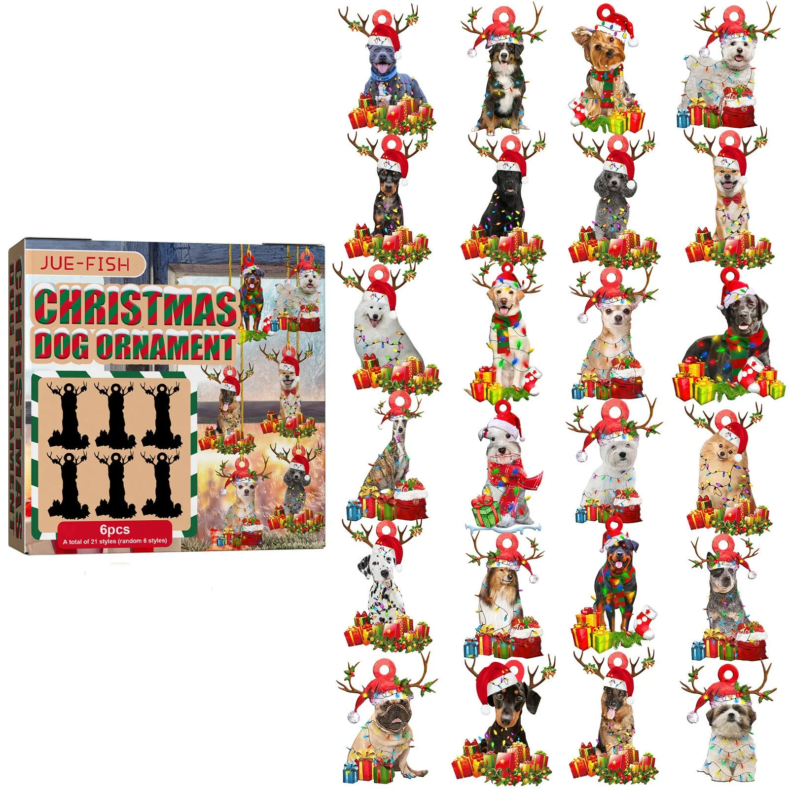 

Рождественский календарь с навесом, Рождественская тема, подвесные украшения «сделай сам» для девочек, Рождественская Подарочная коробка, ...