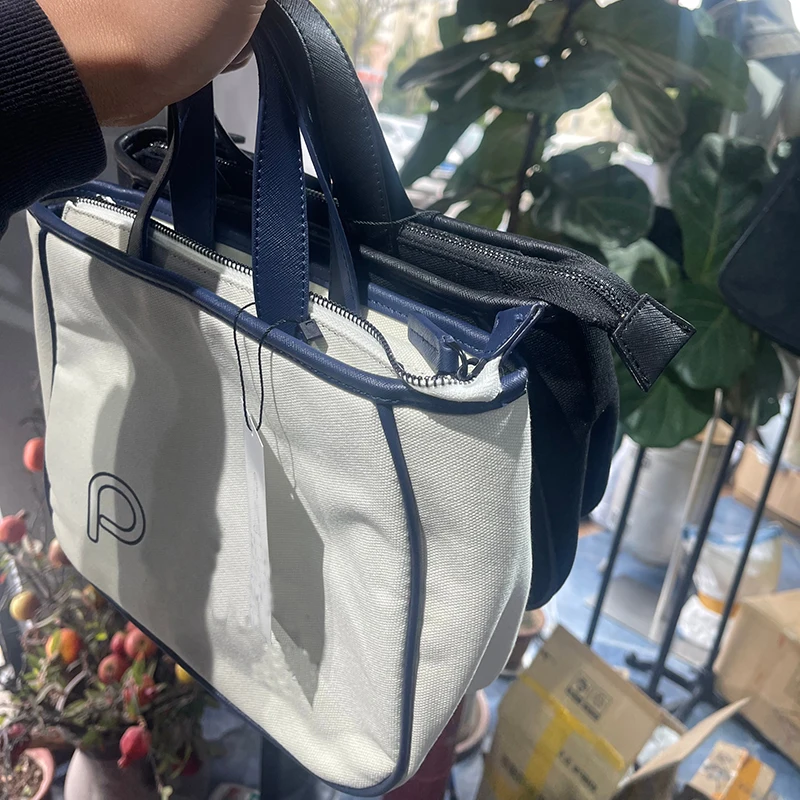New South Korea Golf Clothing Bag Satchel Bag Canvas Zipper Handbag Accessories Sundry Bag