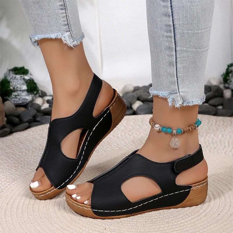 Flats Platform Women Sandals Wedges Casual Shoes New Fashion 2025 Trend Woman Slides Brand Beach Flip Flops Summer Zapatos Mujer