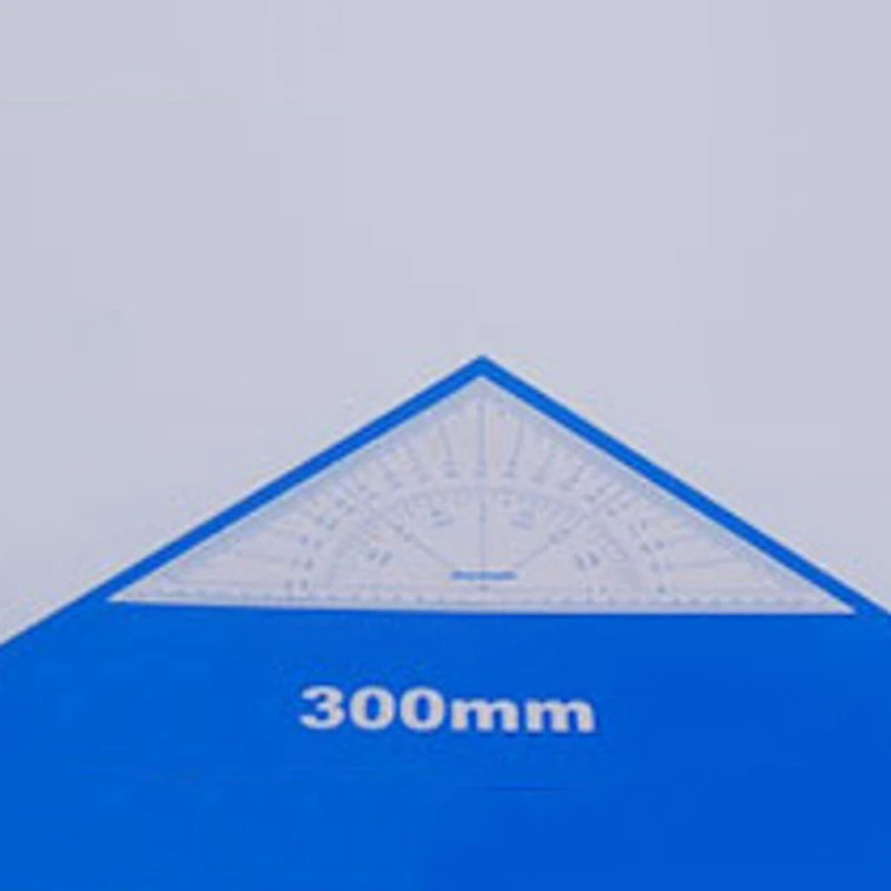 Chart Drawing Triangle Ruler For Ship Drawing 300Mm Large-Scale Triangle Ruler For Distance Measurement Teaching Engineering Des images - 6