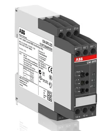

Brand ABB-new 24-240VAC/DC 110-130VAC 220-240VAC CM-SRS.22S 1SVR430841R1500 monitoring relay