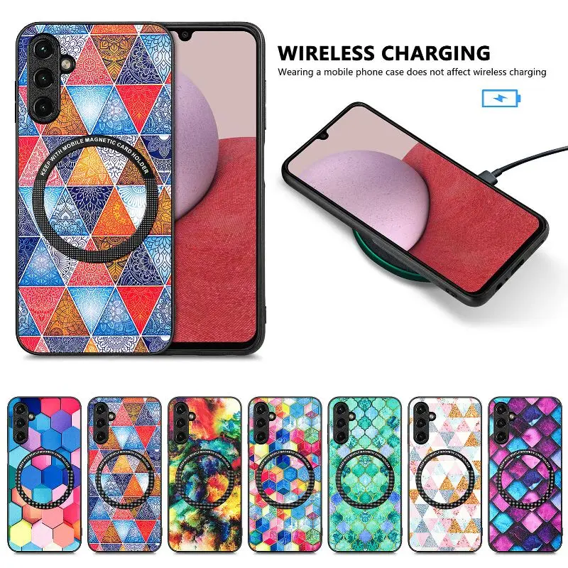 

Magnetic Magsafe Multicolour Phone Case For Samsung Galaxy S23 S22 S21 S20 Ultra FE S10e S9 S8 Plus Shockproof Slim Back Cover