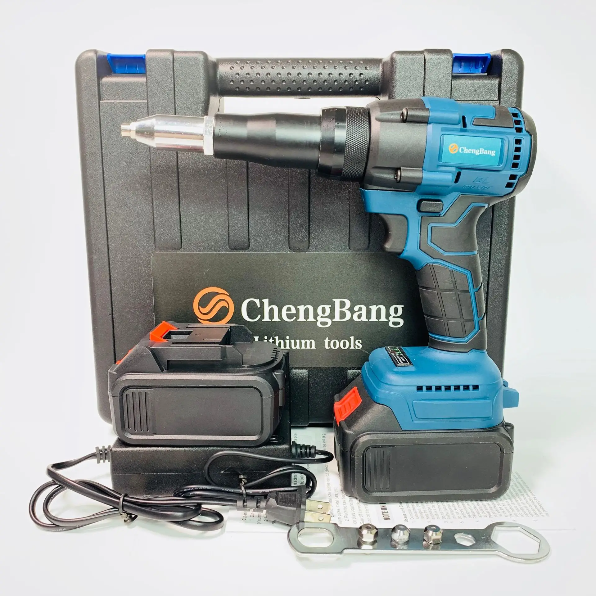 no ShuaLa riveting gun rechargeable lithium electricity automatic intelligent electric pull riveting gun 02 modelMakita Battery