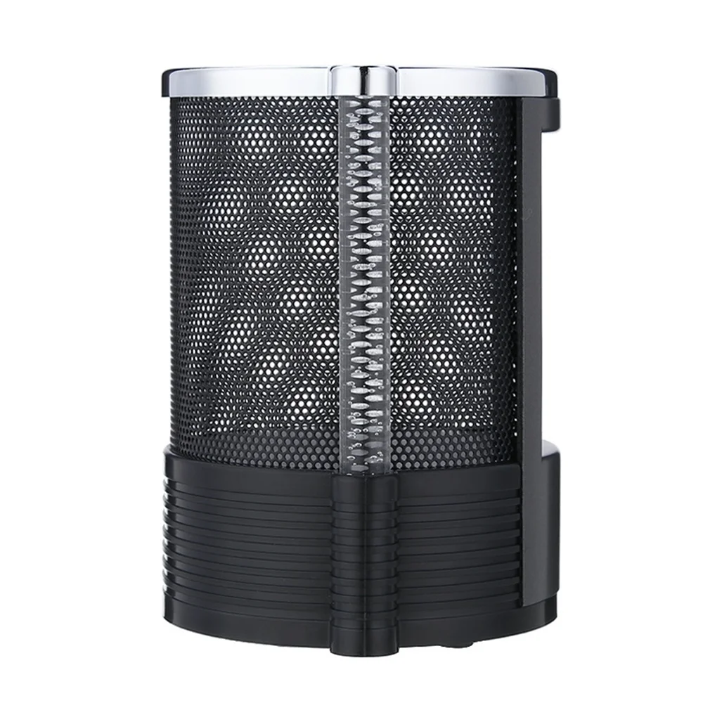 

Цифровой телефон с будильником, сетчатый держатель для ручек и карандашей светодиодный, светлые ручки, линейки, органайзер для офисного сто...