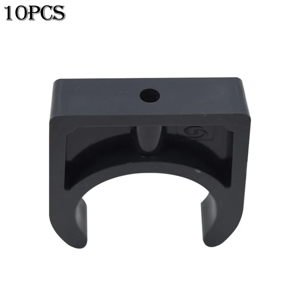 

High Quality Pipe Clamps Fittings Clips 10PCS Corrosion-resistant DN15 DN20 DN25 Durable PVC Plastics Balconies