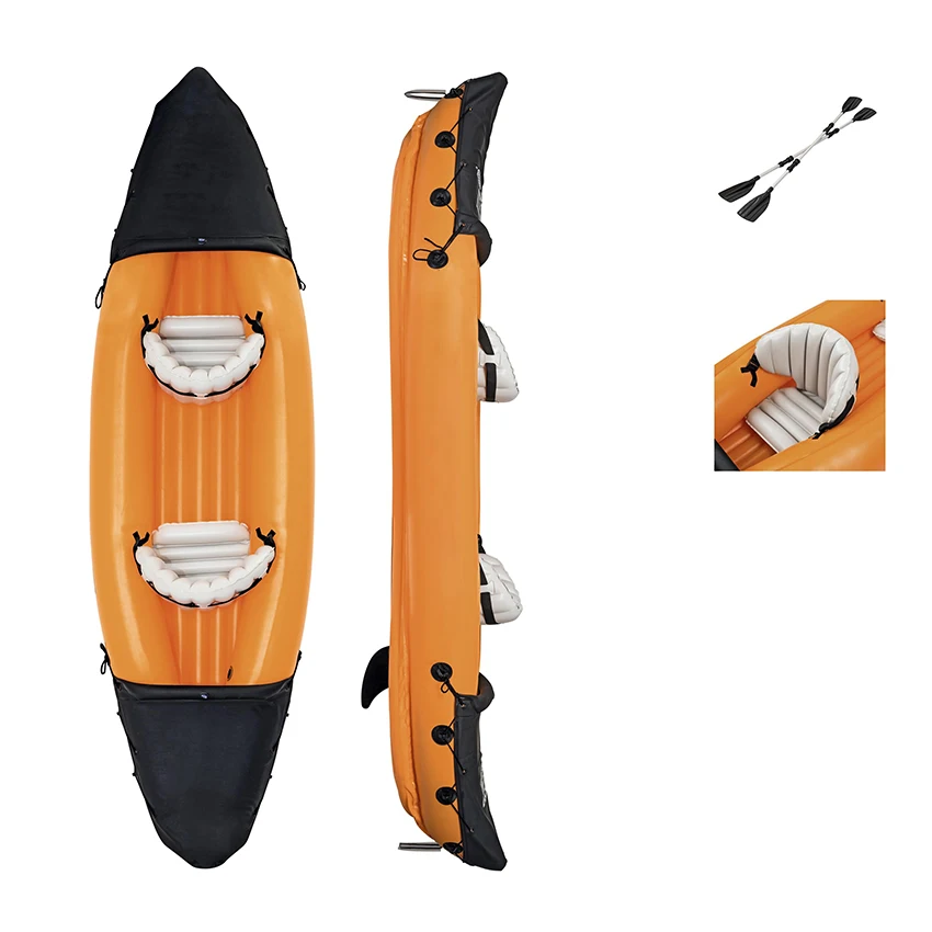 

New Design Inflatable Kayak 2 Person Outdoor Fishing Row Thickened Dinghy Rubber Boat Inflatable Kayak