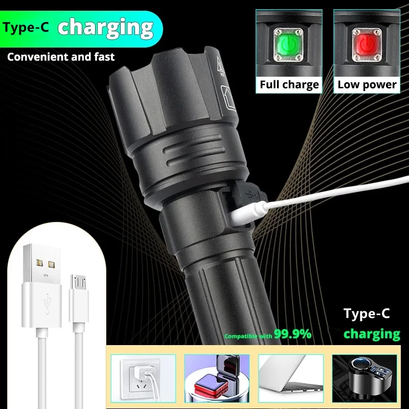 100 Вт белый светодиодный супер мощный фонарик 3000 метров используется батарея 26650