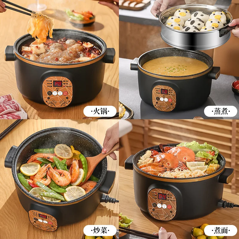 Multifunction Home Dormitory Electric Hot Pot Not Sticky Smart Appointment Rice Cooker Electric Cooking Pan Home Appliance Deco enlarge