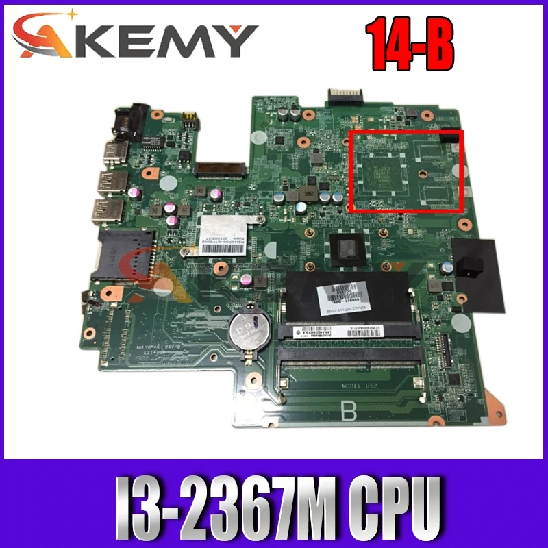 

Akemy 714618-501 715866-501 DA0U33MB6D0 REV D название модели U33 для HP Sleekbook 14-B I3-2367M процессор на борту HD4000 DDR3