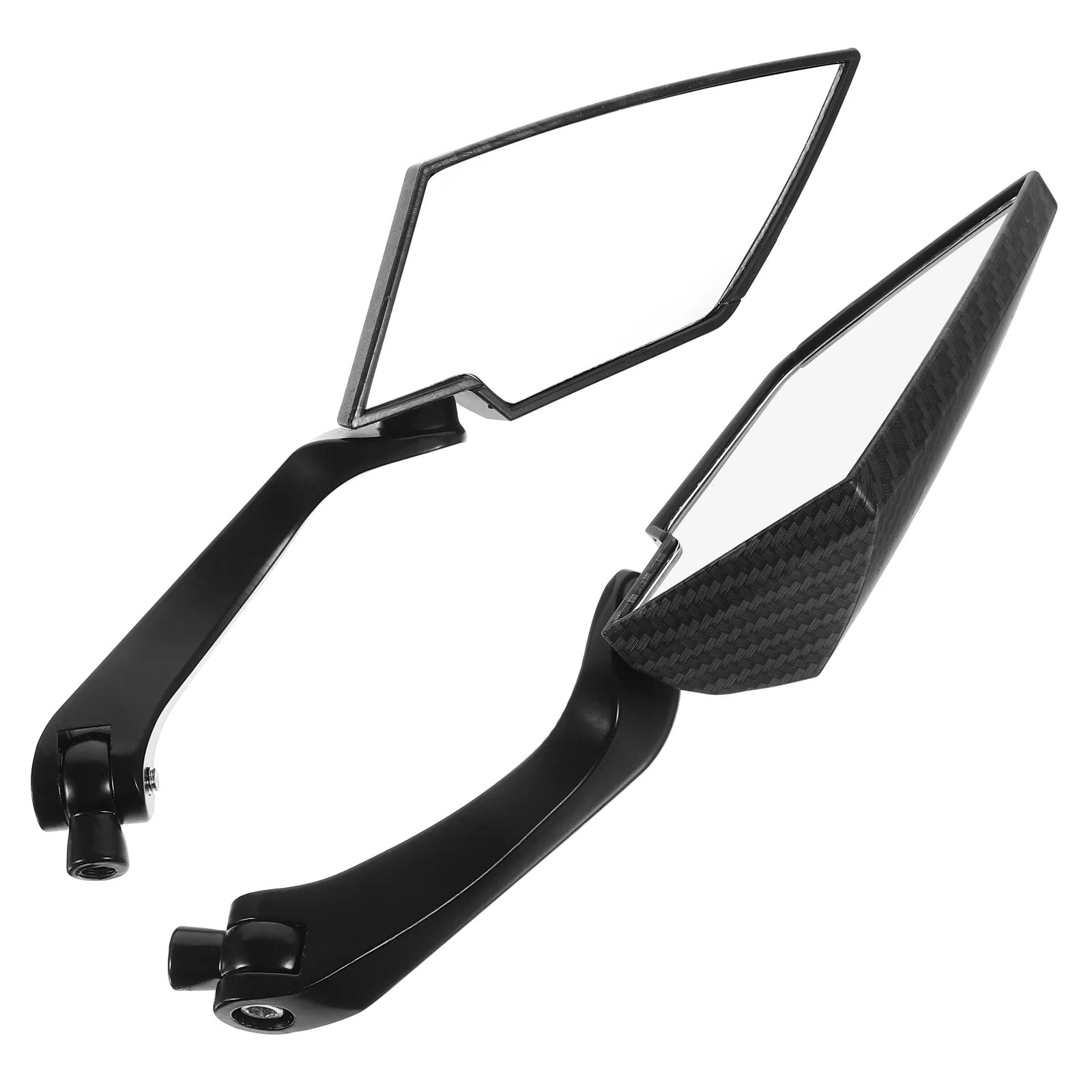 

A Pair of Universal Adjustable Motorcycle Scooter Snake Skin Pattern Aluminum Side Rear View Mirrors (Black)