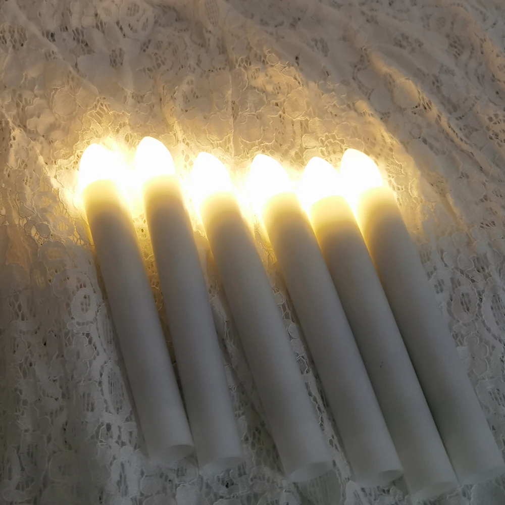 6 шт. светодиодная Электронная свеча 17 см