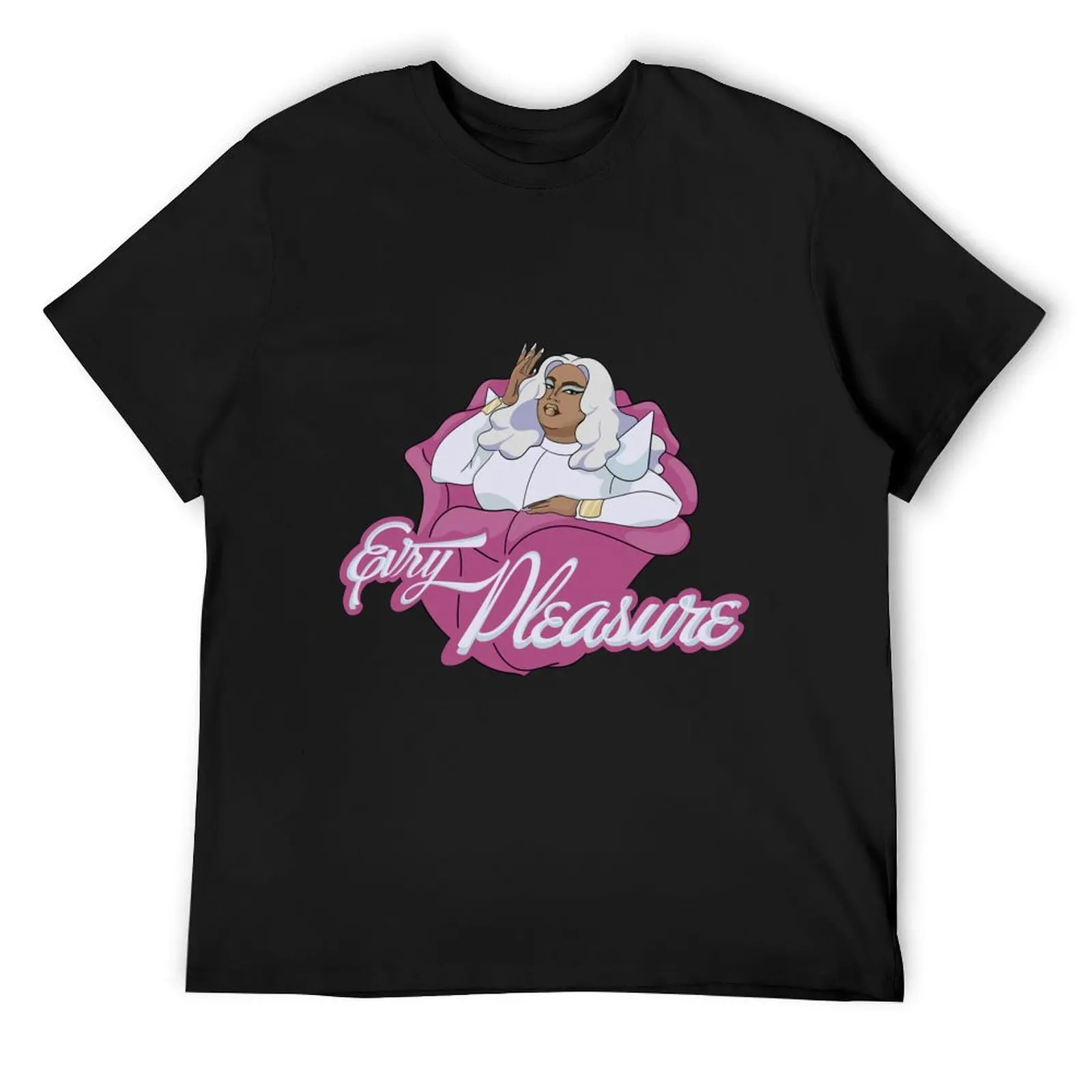 Футболка Evry Pleasure с фигурками аниме мешковатые рубашки летние топы мужская одежда