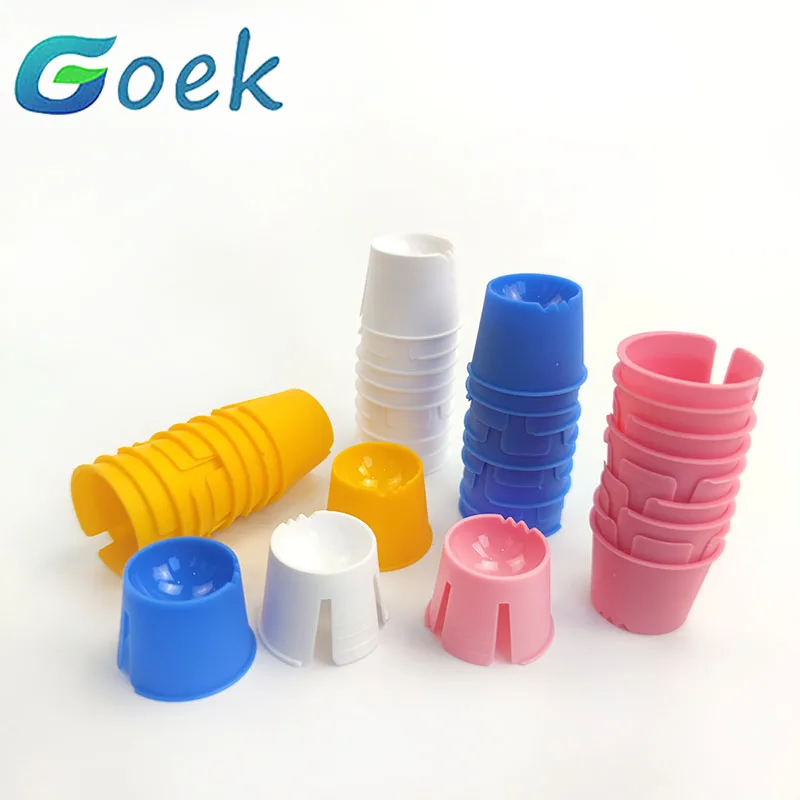 

40pcs/Set Dental Disposable Gypsum Small Plastic Mixing Boxes Dentistry Accessories Laboratory Materials Colorfull