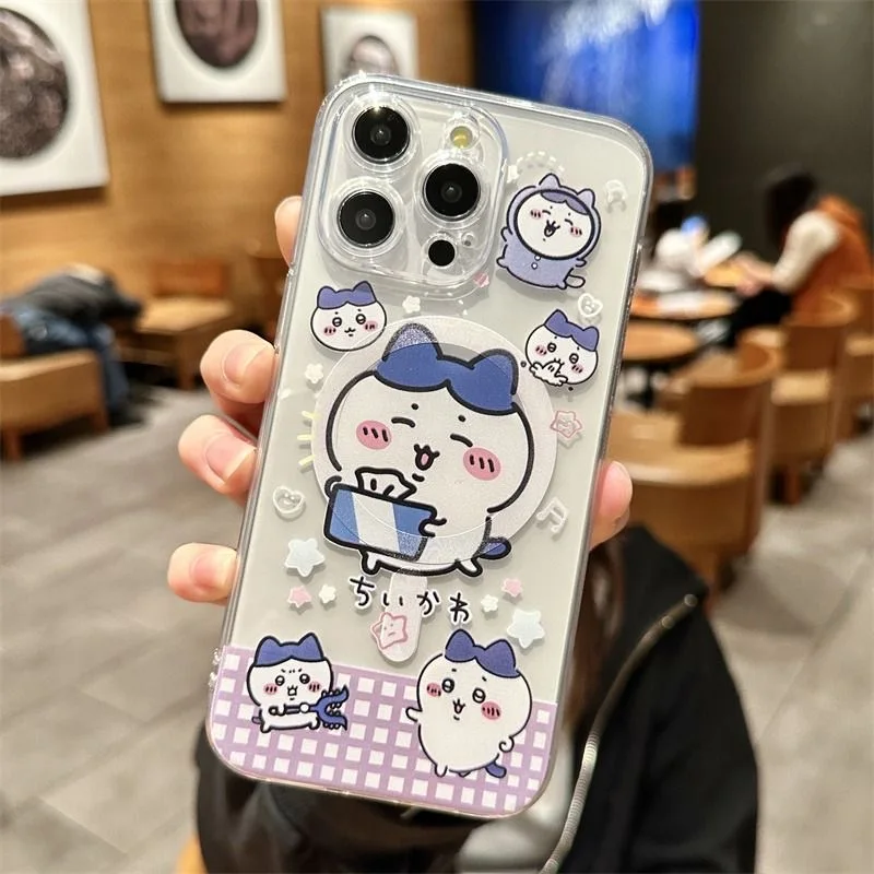 Прекрасный магнитный чехол для телефона Jiyi Kawa Magsafe Samsung Galaxy S24 S23 S22 S21 S20 FE Plus Ultra 5G