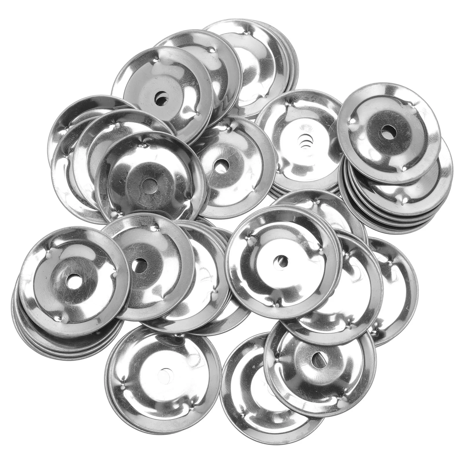 

50 Pcs Drum Ring Snare Tambourine Percussion Instrument Cymbal Single Accessories