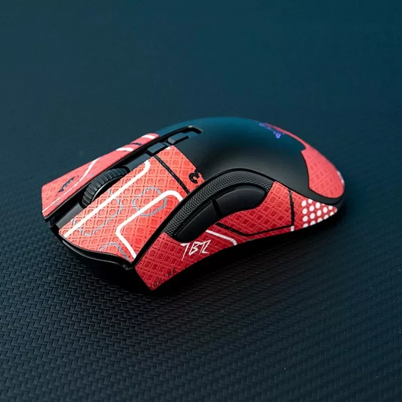 

Нескользящая мышь, наклейка для Razer DeathAdder V2 V2 X Design, беспроводная мышь, боковая крышка, устойчивые к поту подкладки, аксессуары