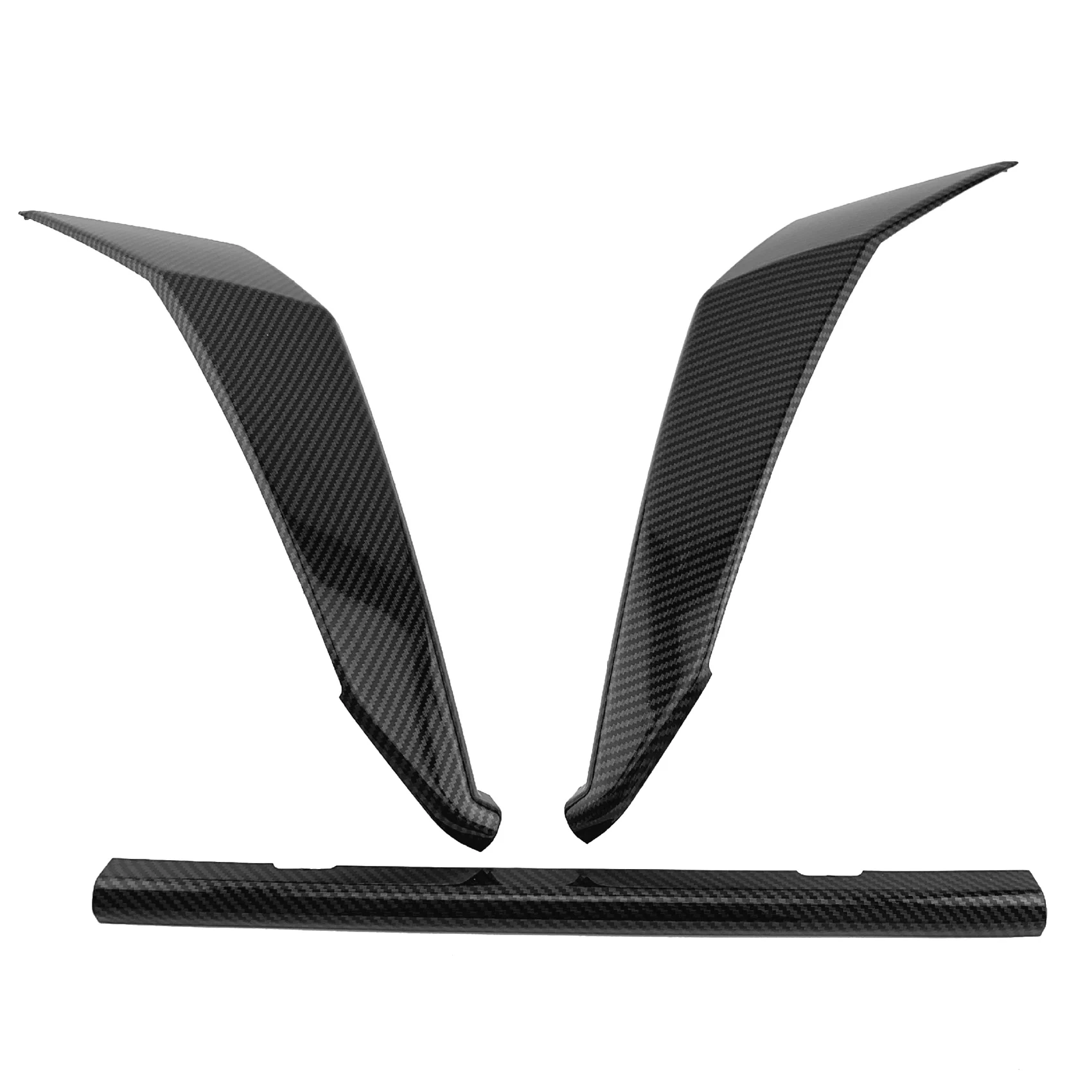 

for Nissan Sentra Bluebird Sylphy Almera 2020 2021 Carbon Fiber Front Grille Grills Cover Trim Head Grills Strip