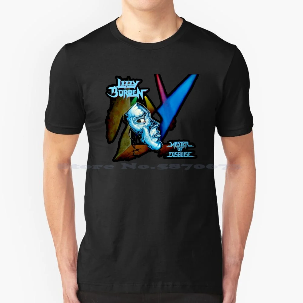 

Make It Trend Art T Shirt 100% Cotton Tee Lizzy Borden Band Album Cover All Areas Worldwide Balls To The Wall Best Of Lizzy