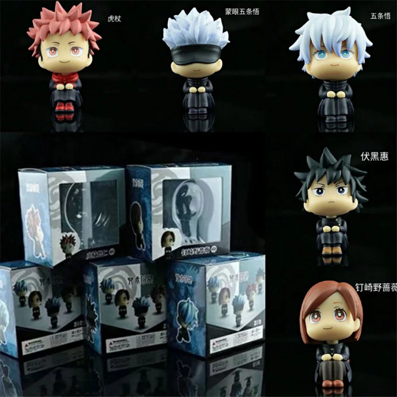 

Игрушки из аниме «джутсу касин», ПВХ фигурка Q версии Yuji Itadori Gojo Satori Fushiguro Megumi kuжизсаки нобара, коллекционный реквизит для фанатов