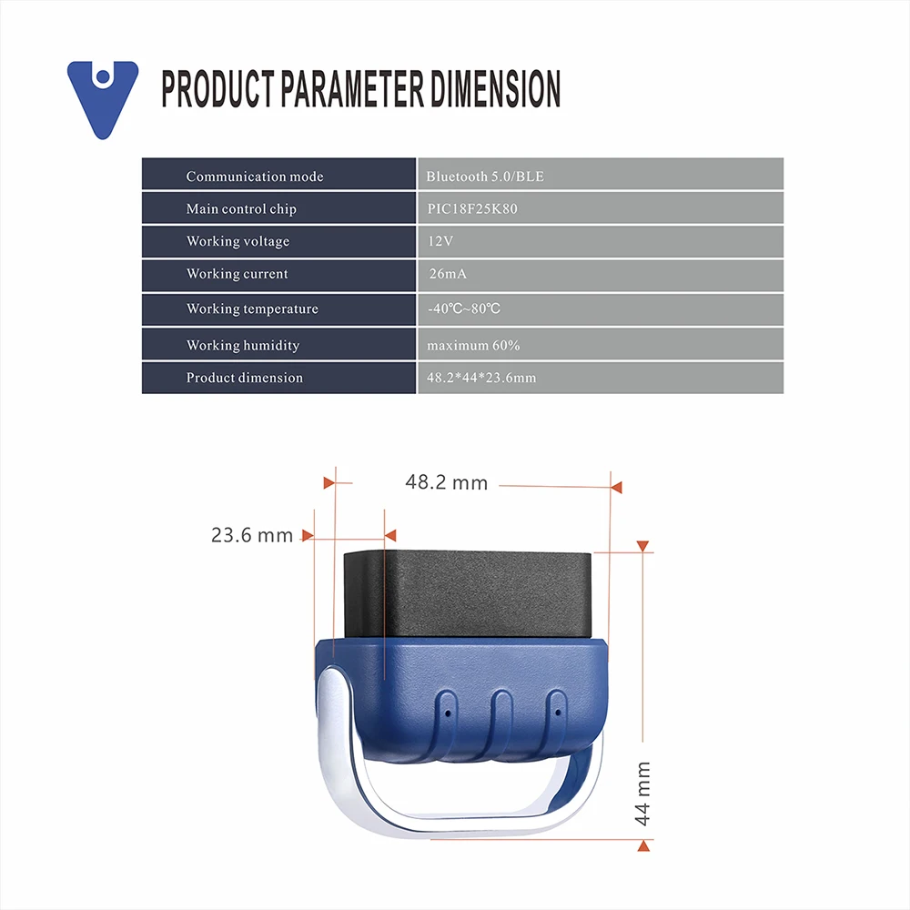 Сканер OBD2 для Android/IOS PIC18F25K80 Wi-Fi считыватель кодов V2.2 Bluetooth 5 0 сканер автомобильный