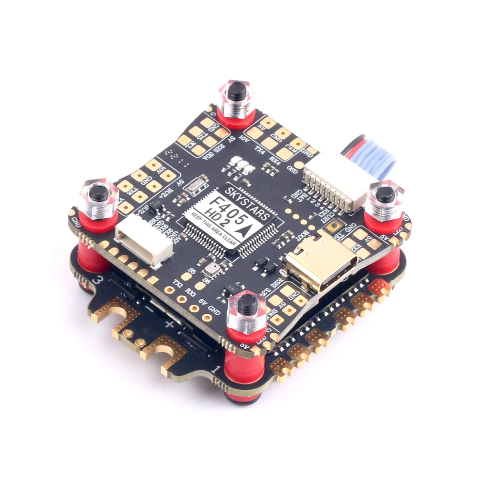 Новый Контроллер полета Skystars F405 F4 FC 55A 4 в 1 ESC Stack 3-6S Lipo BMI270 Betaflight OSD Dshot600 RC FPV