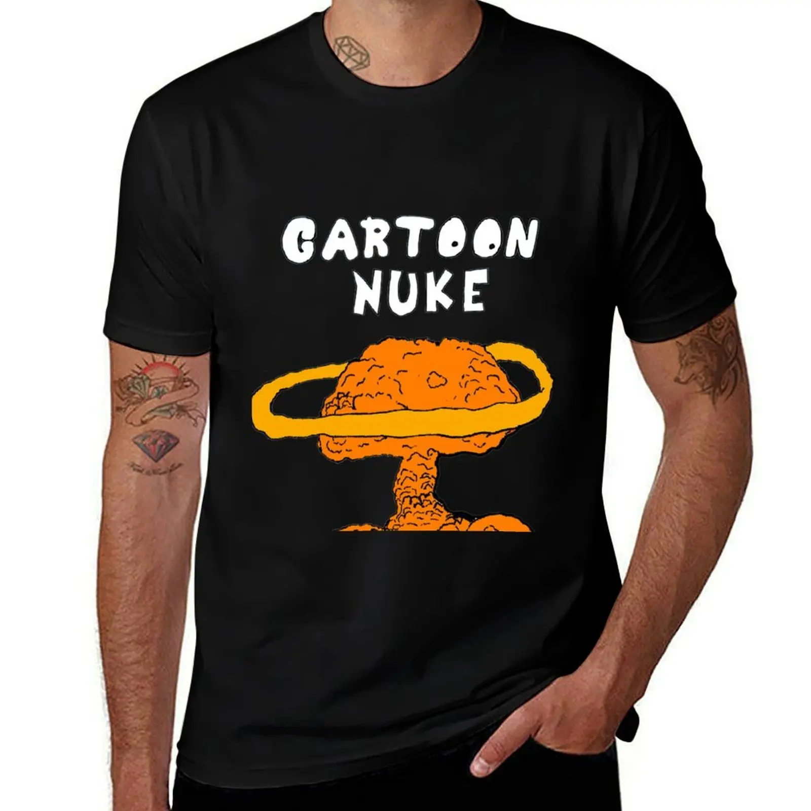 Фото Футболка Cartoon Nuke с коротким рукавом для мужчин №1